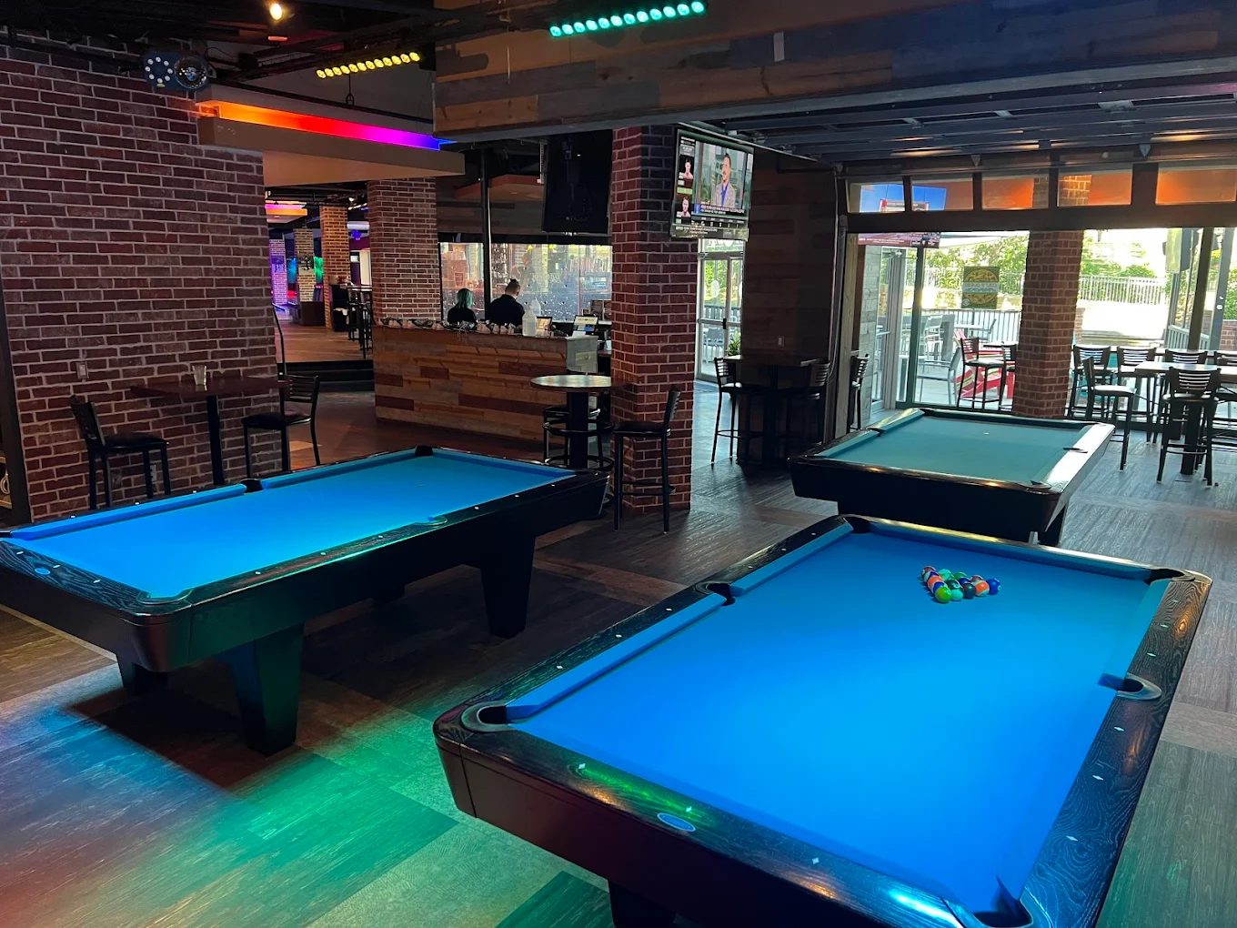 Revolutions pool hall exterior/interior