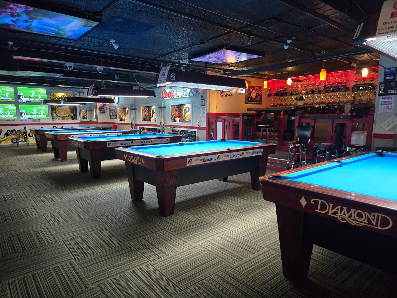 89 Sports Bar & Billiards pool hall exterior/interior
