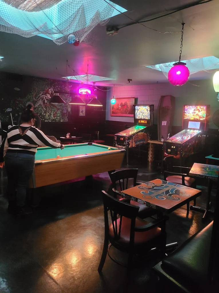 The Florida Room pool hall exterior/interior