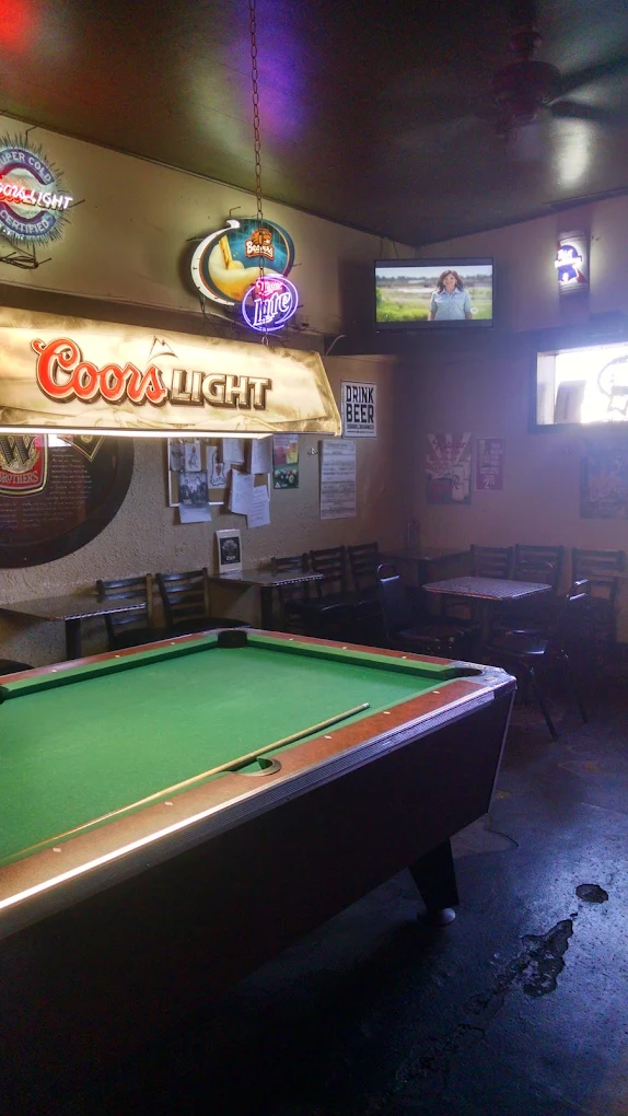 The Tumble Inn Tavern pool hall exterior/interior