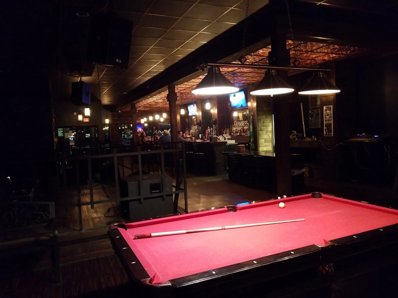 The Pikey pool hall exterior/interior