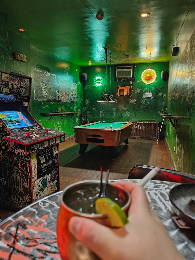 The Dive pool hall exterior/interior