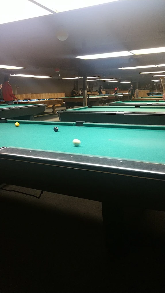 Mully's Billiards & Gameroom pool hall exterior/interior