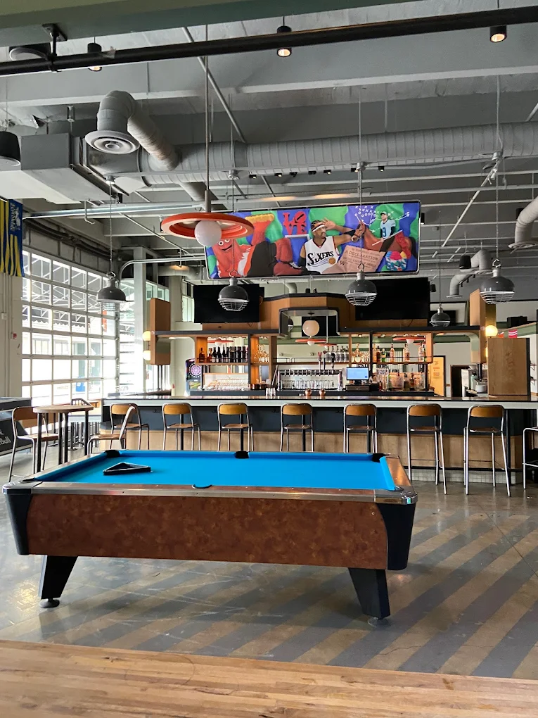 The Post pool hall exterior/interior