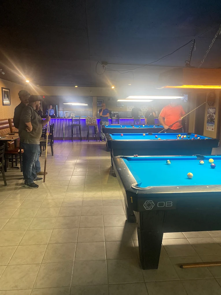 The Breakroom & Billiards pool hall exterior/interior