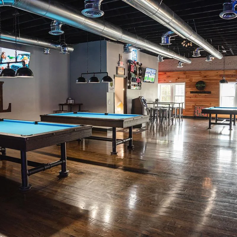 Clock Tower Tap Room & Billiards pool hall exterior/interior