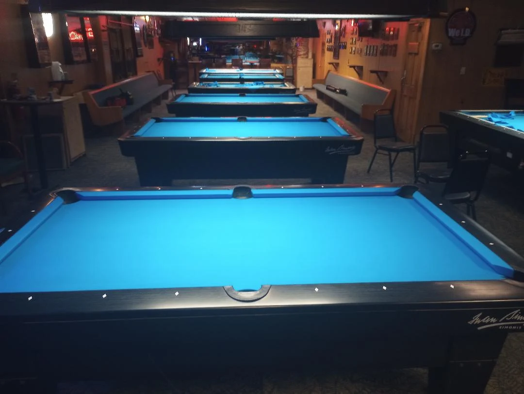 Beyond Therapy pool hall exterior/interior