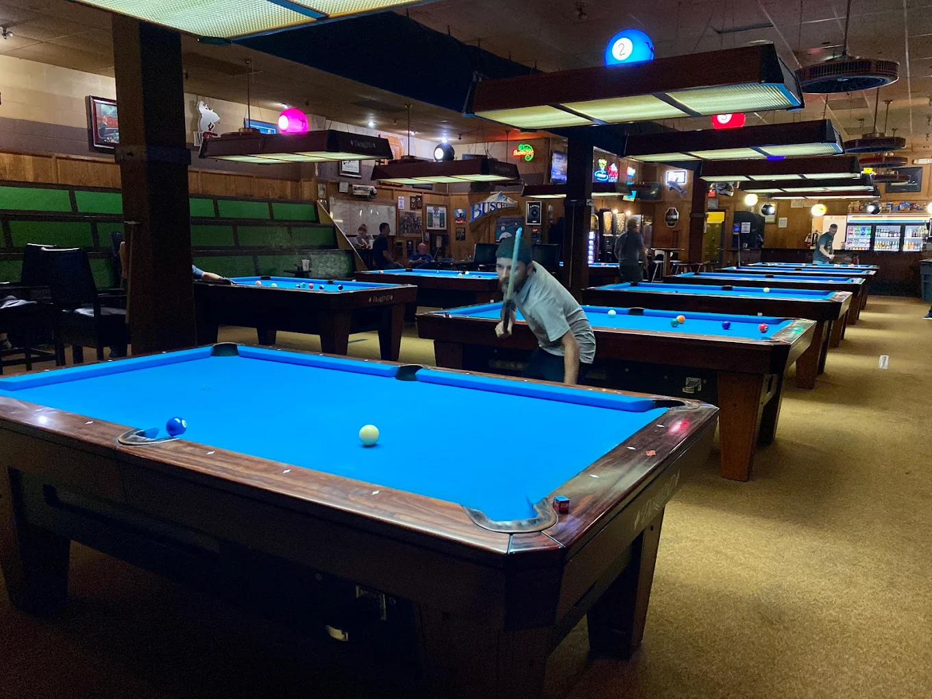 Job Billiards Club pool hall exterior/interior