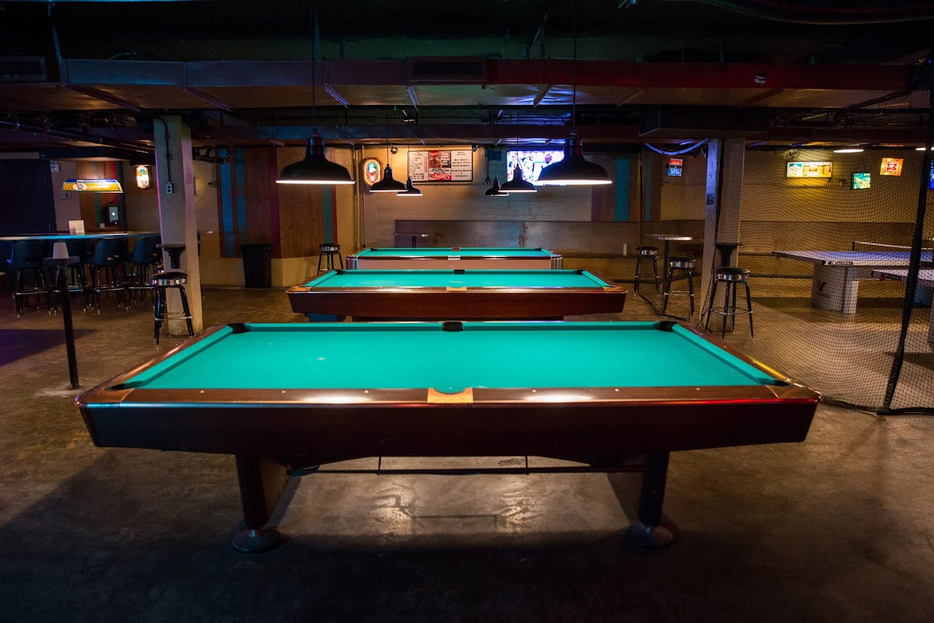 Melrose Billiard Parlor pool hall exterior/interior