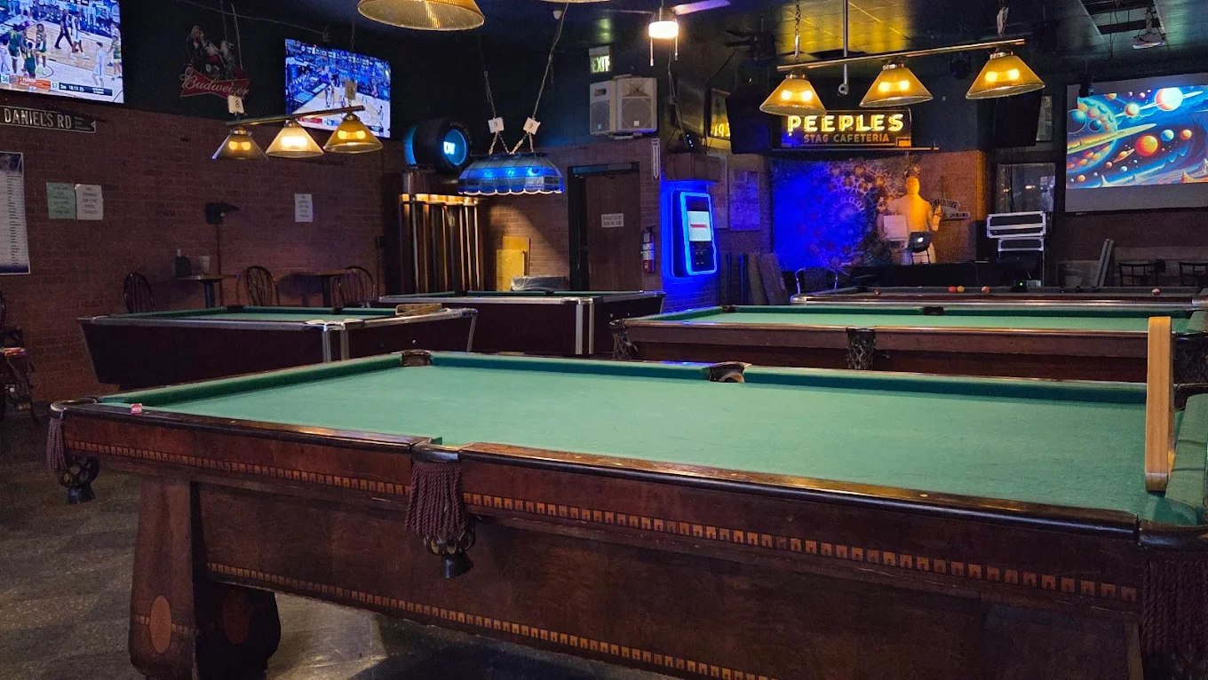 People's on Beale pool hall exterior/interior