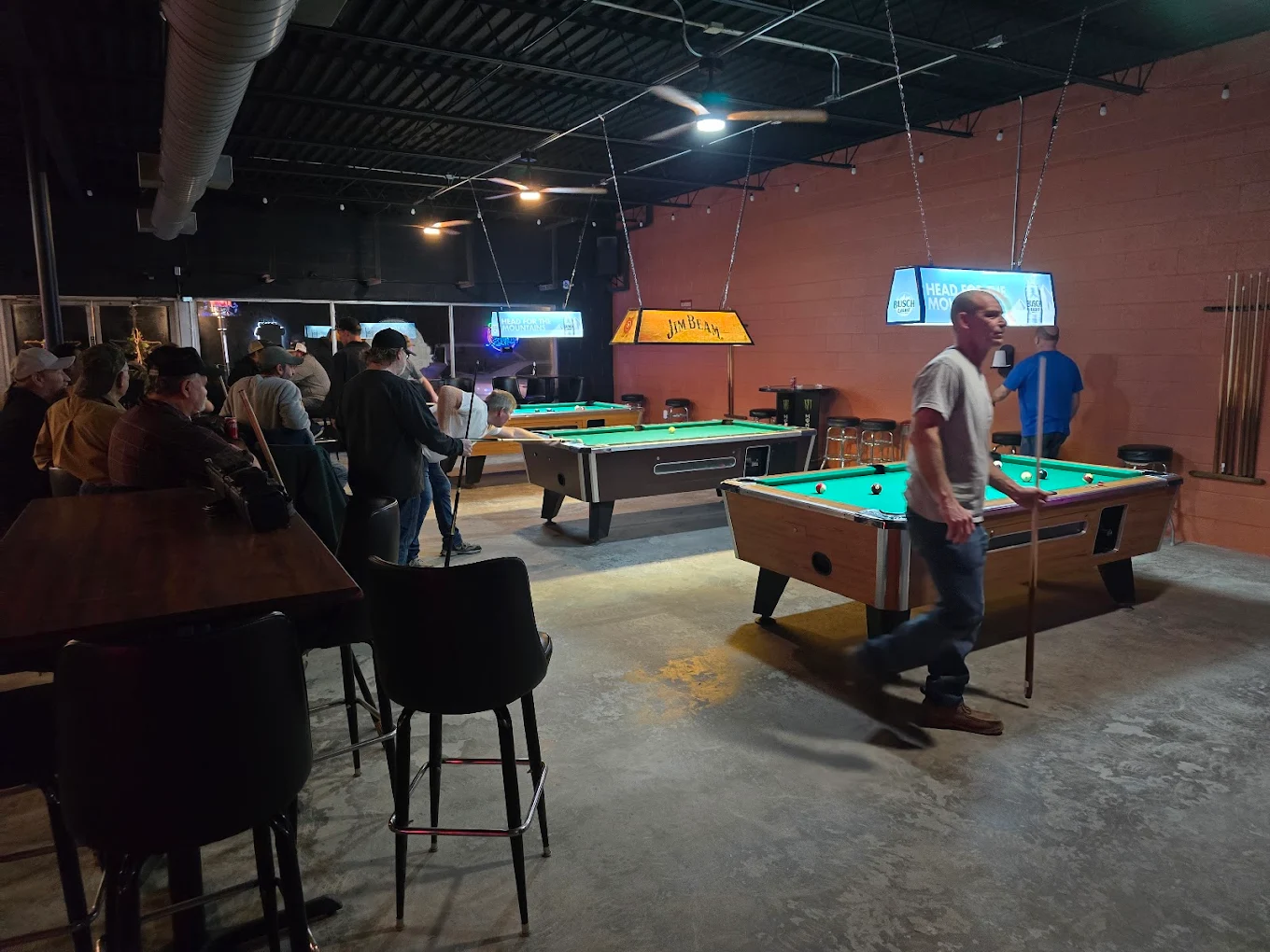 Bub's Place pool hall exterior/interior