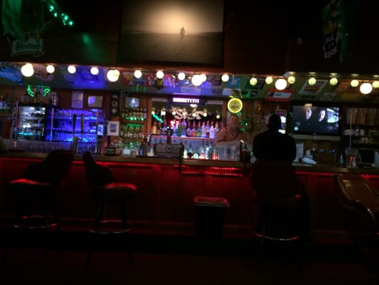 The Spot pool hall exterior/interior