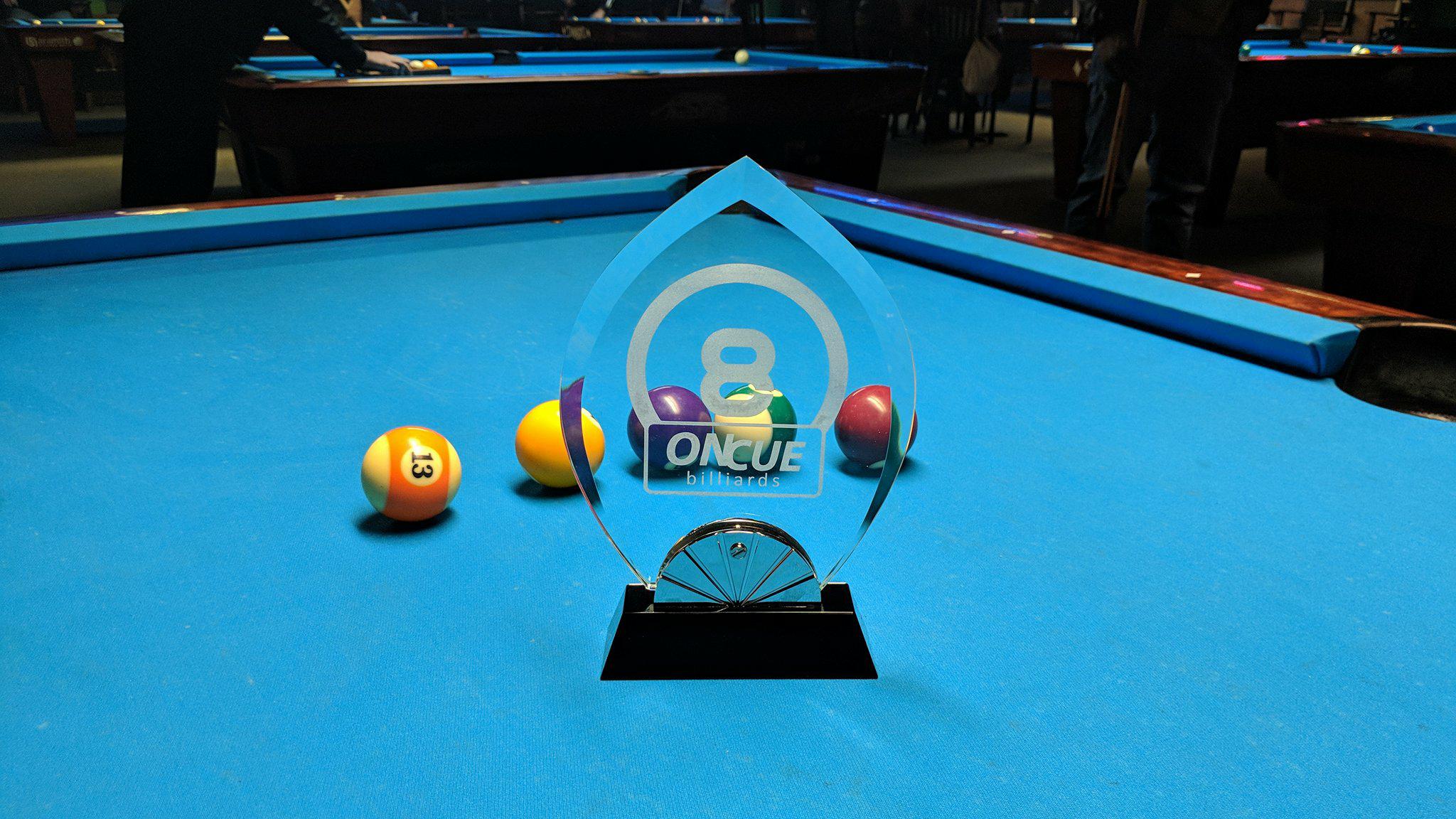 On Cue Billiards pool hall exterior/interior