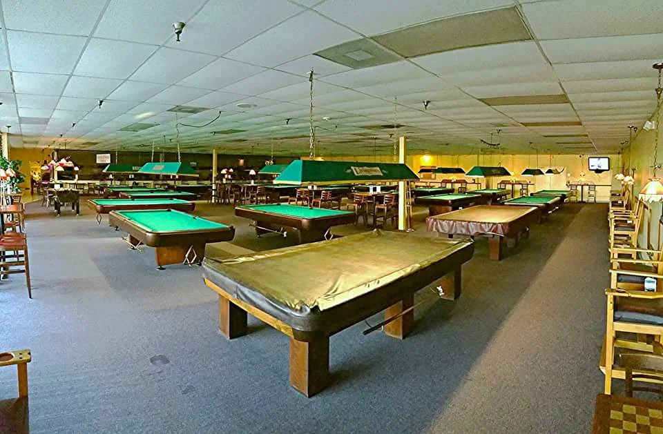 Livingston's Billiards pool hall exterior/interior