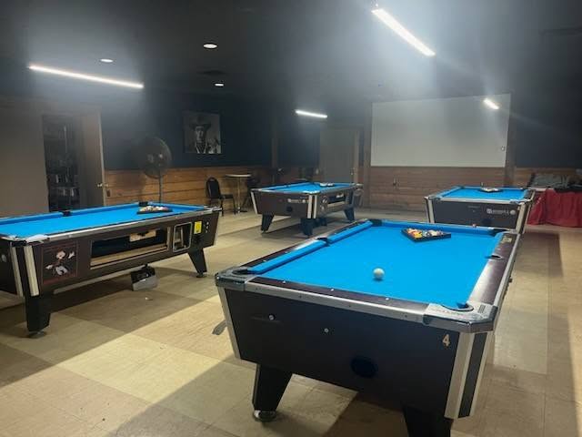 Wild Bill's Whiskeyville pool hall exterior/interior