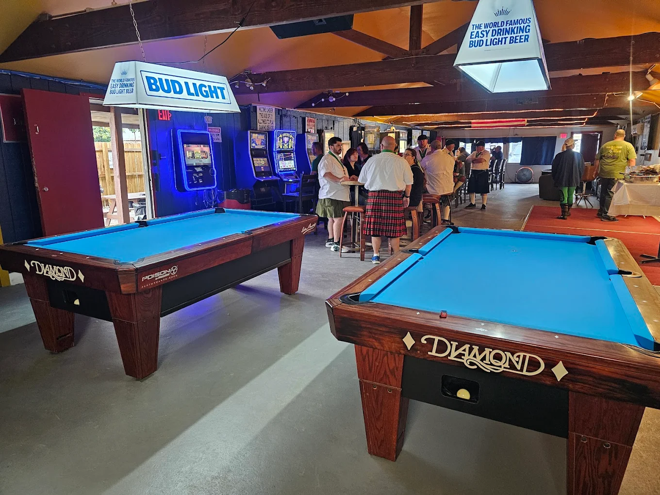 B's Trudeau Tavern pool hall exterior/interior
