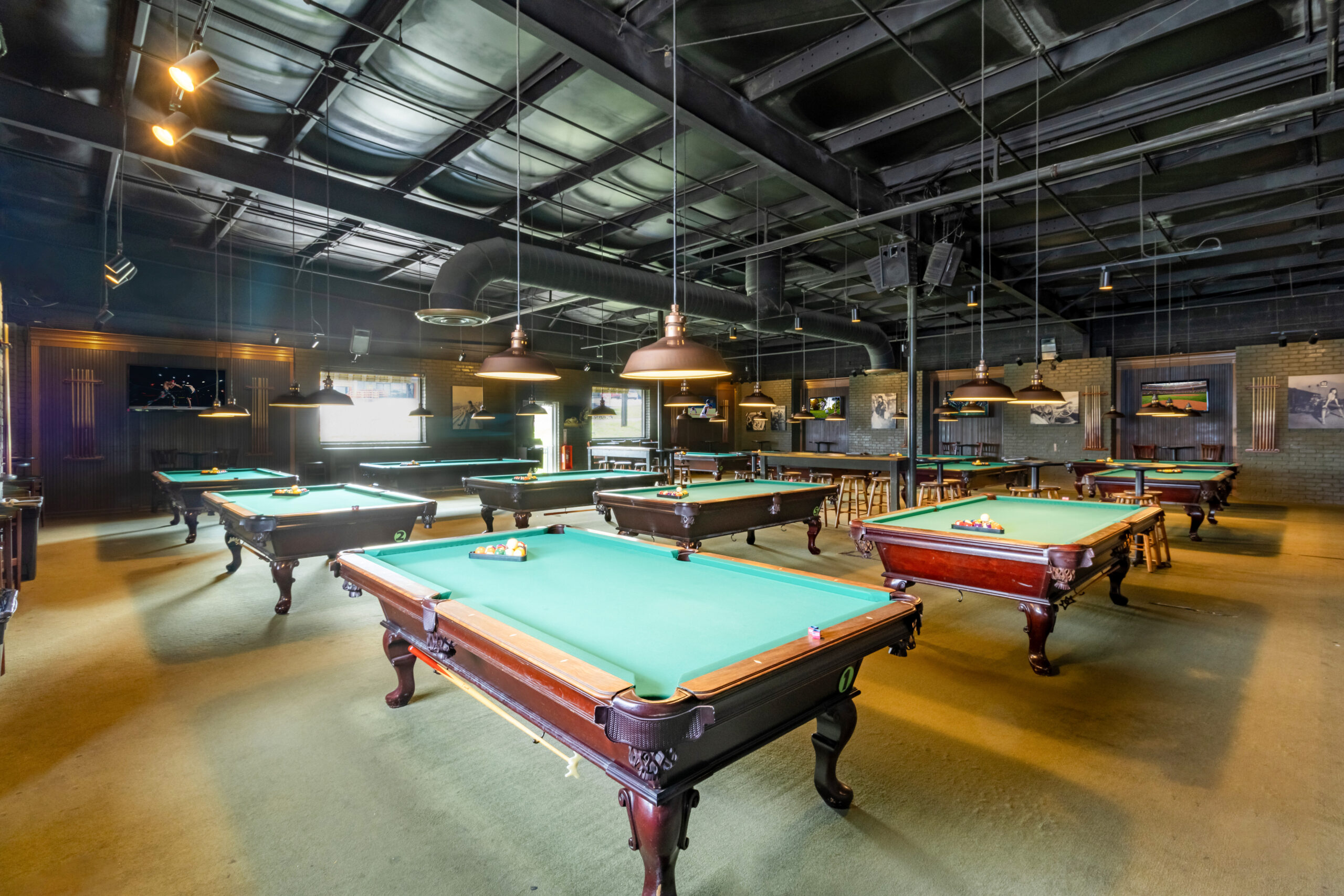 Eddy's Tavern pool hall exterior/interior