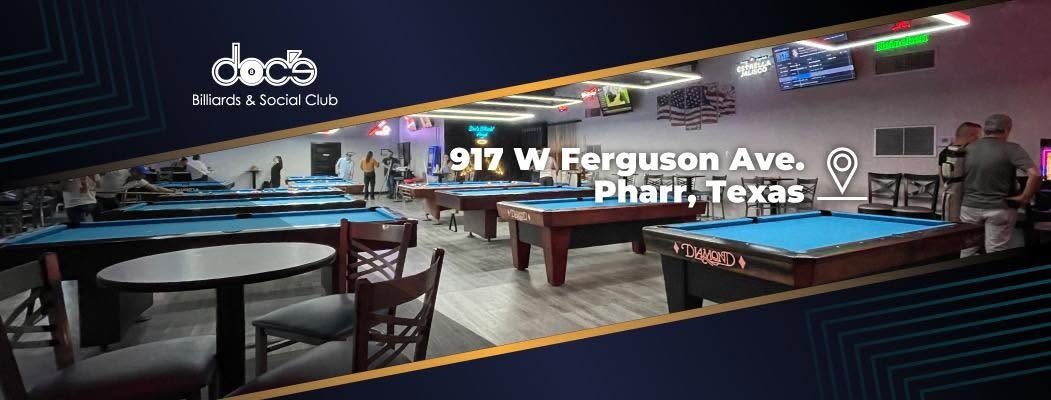 Doc's Billiards & Social Club pool hall exterior/interior