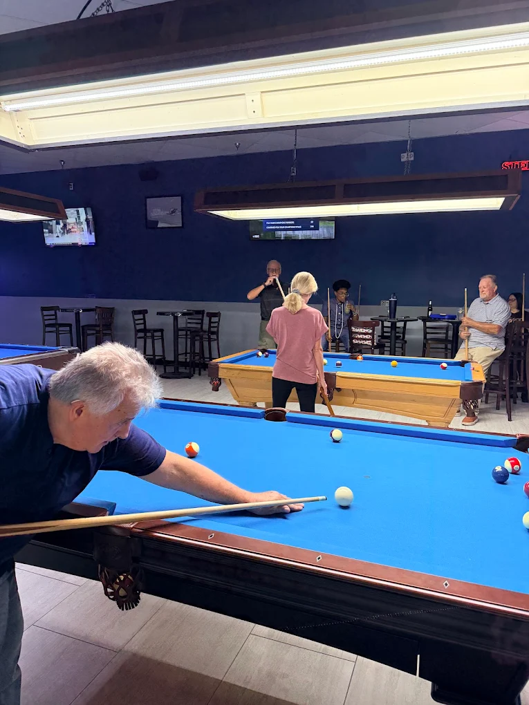 Fat Cats pool hall exterior/interior