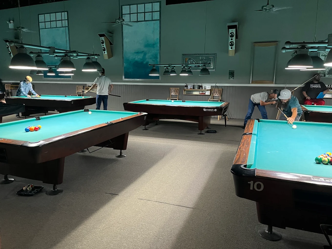 Anastasia Billiards pool hall exterior/interior