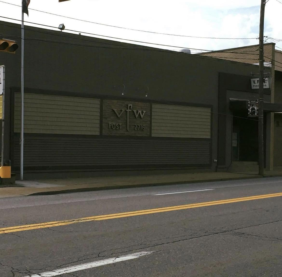 Weirton VFW Post #2716 pool hall exterior/interior