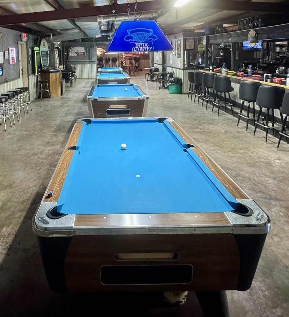The Office Bar pool hall exterior/interior