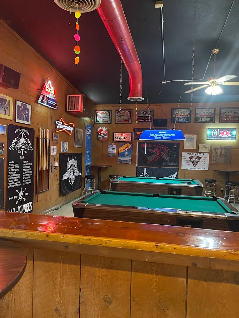 Bent Prop Saloon & Cookery pool hall exterior/interior