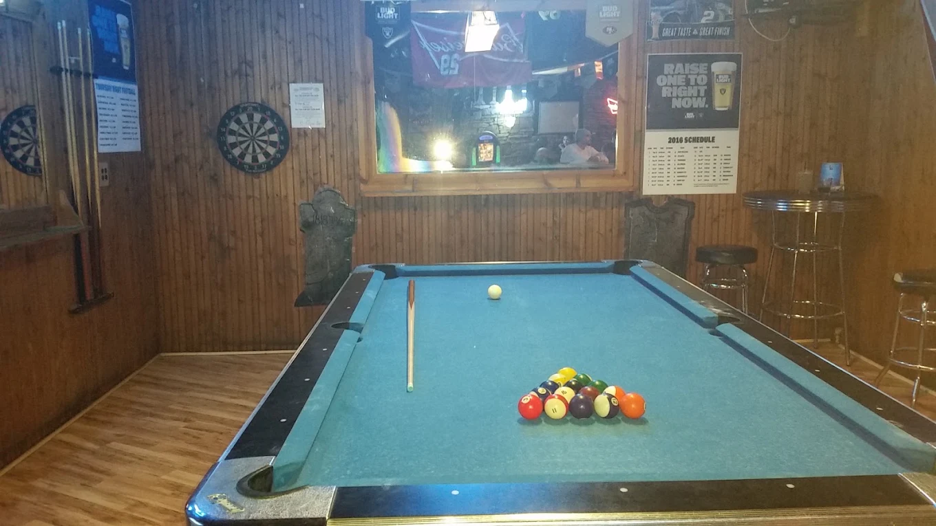 Buckhorn Bar pool hall exterior/interior