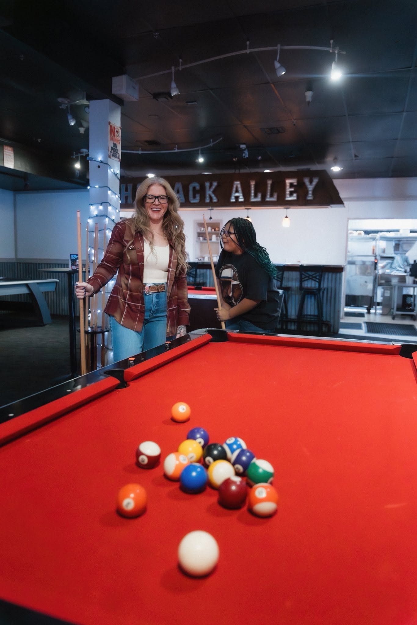 Back Alley Bowl And Grill pool hall exterior/interior