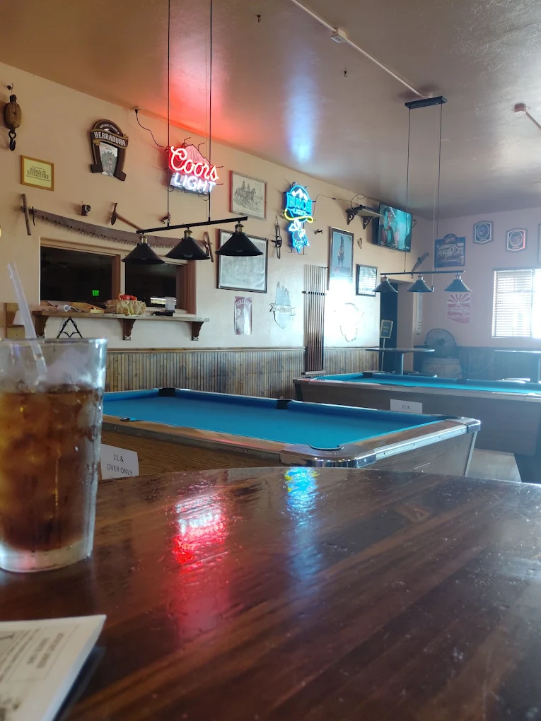 Johnny Ringo's pool hall exterior/interior