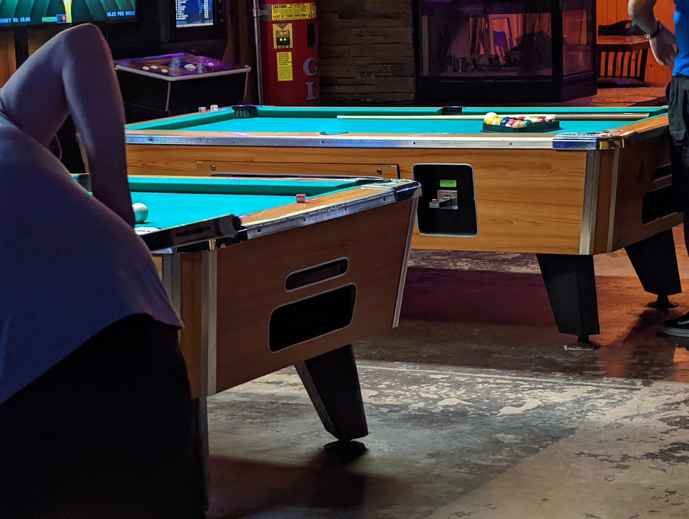 Lodge Sports Bar and Grill pool hall exterior/interior
