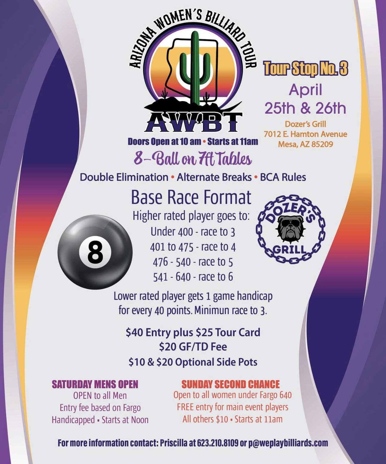Tournament flyer / rules image