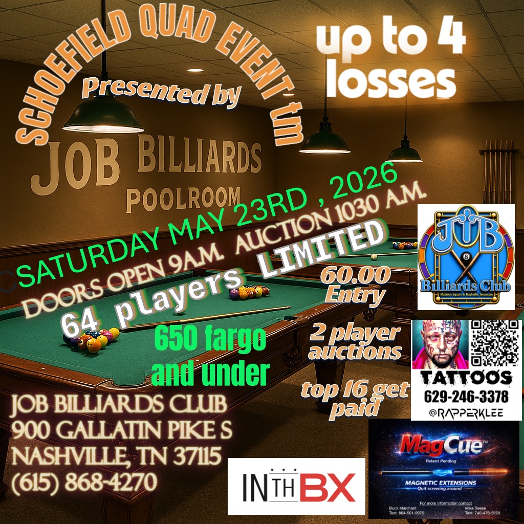 Tournament flyer / rules image