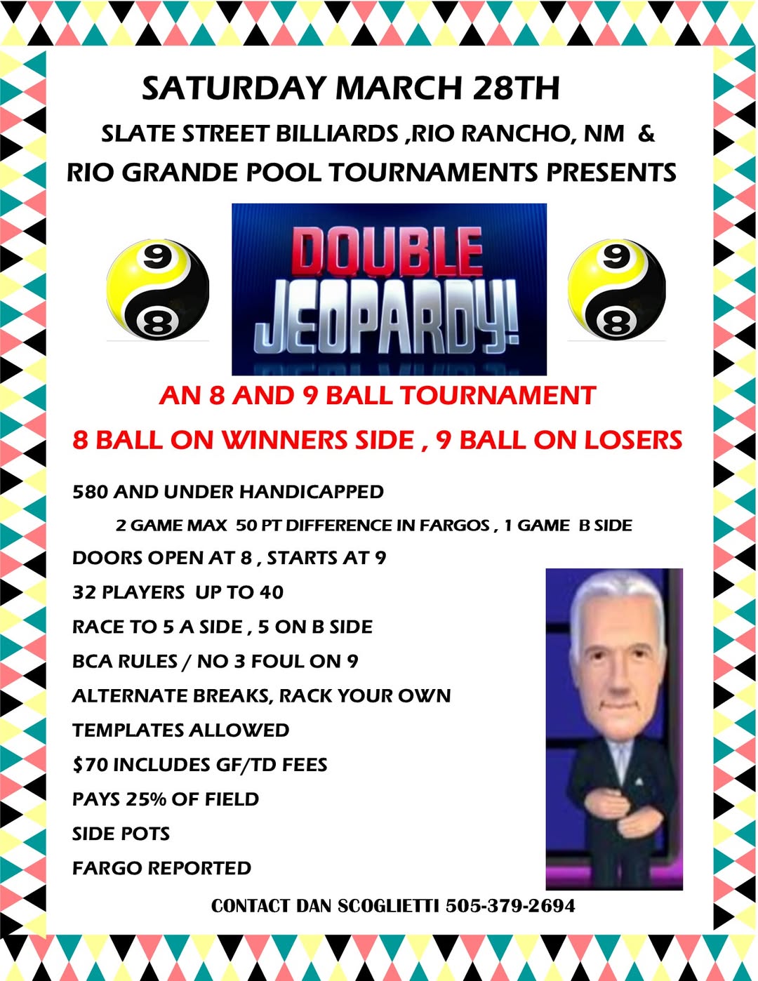 Tournament flyer / rules image