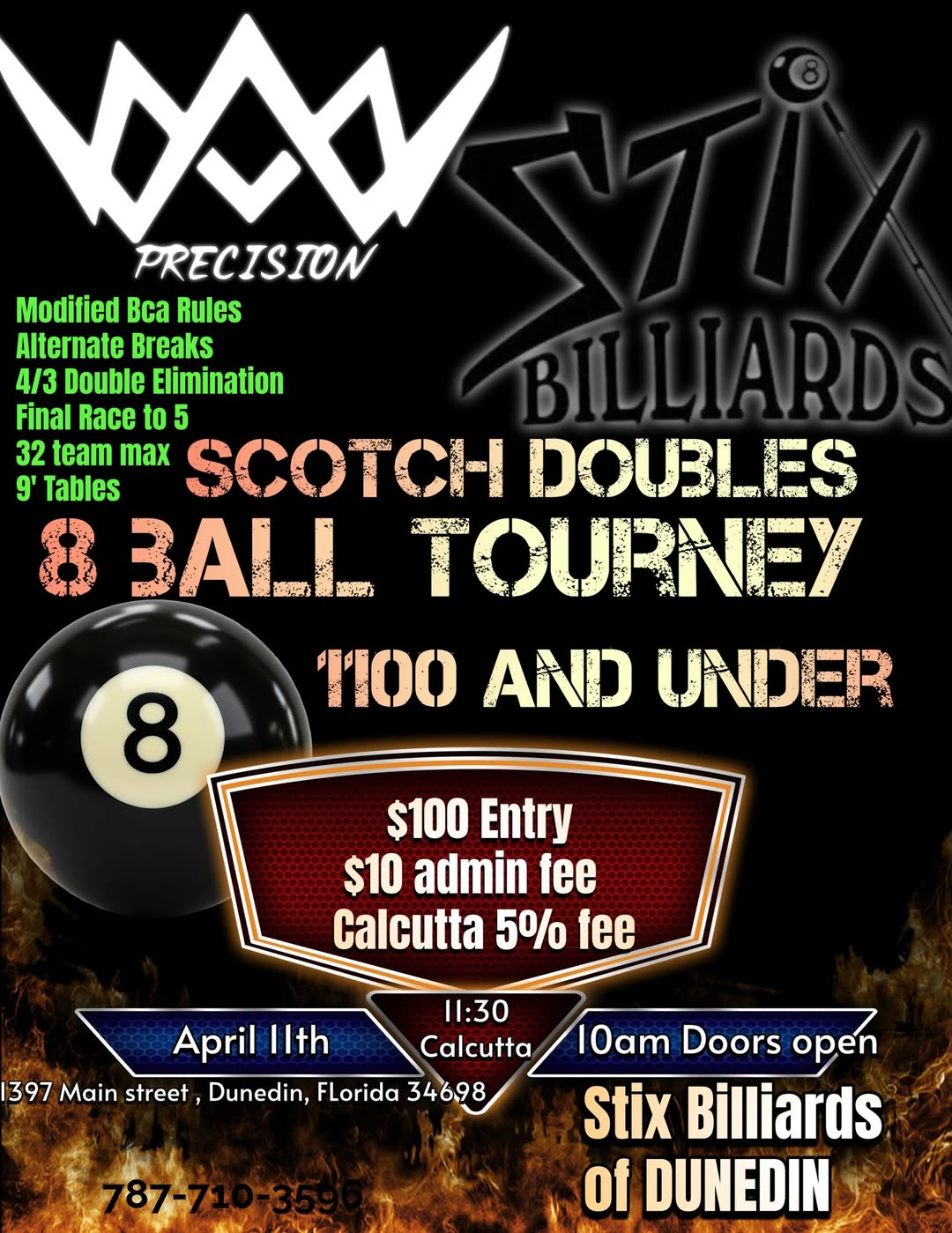 Tournament flyer / rules image