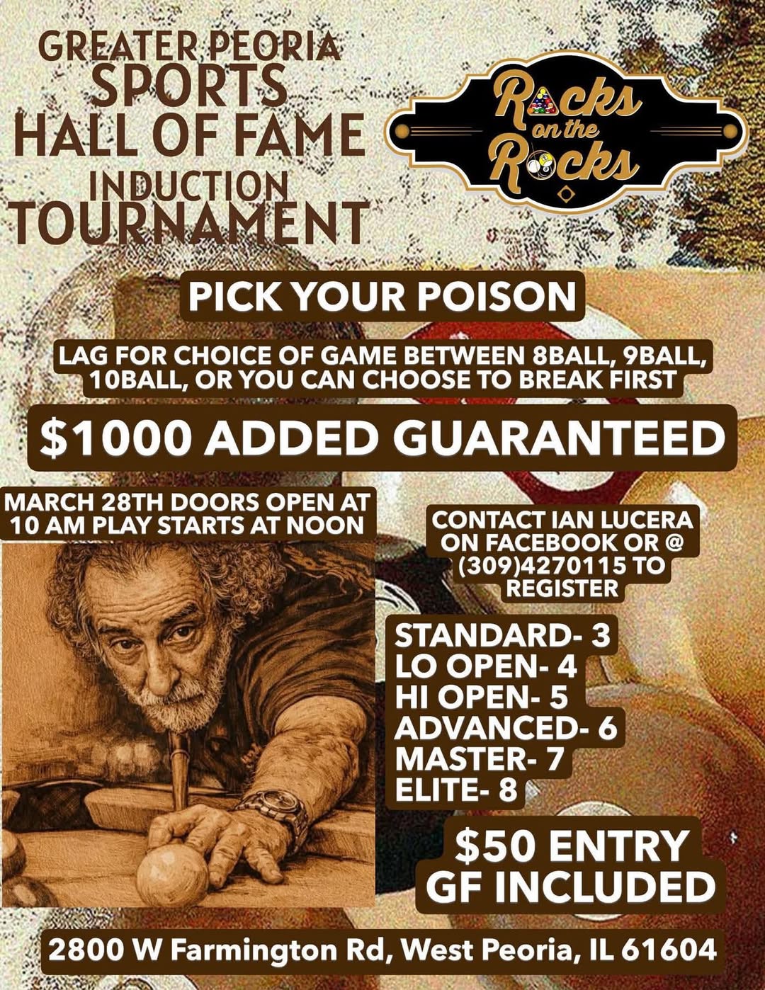 Tournament flyer / rules image