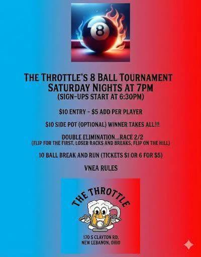 Tournament flyer / rules image