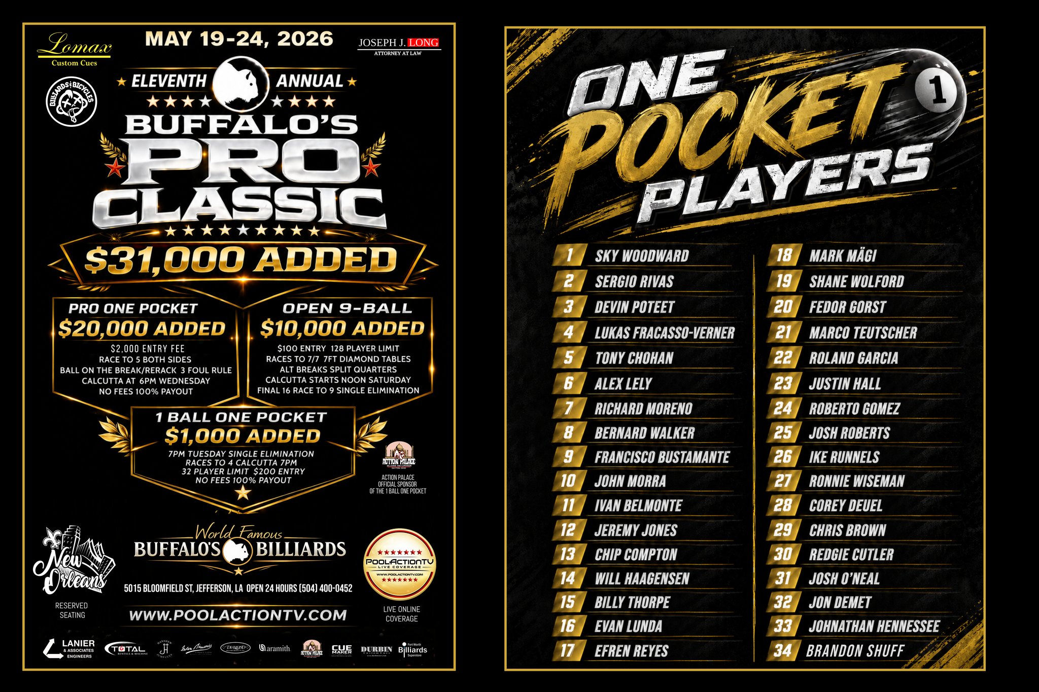 Tournament flyer / rules image