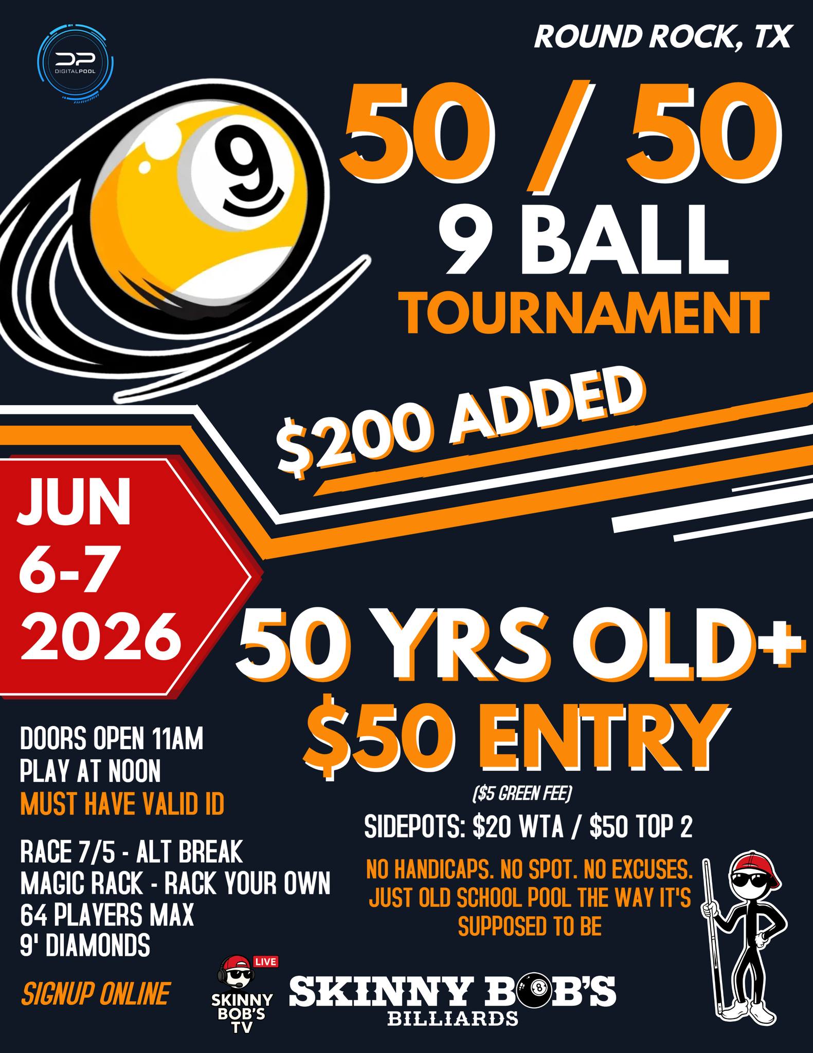 Tournament flyer / rules image