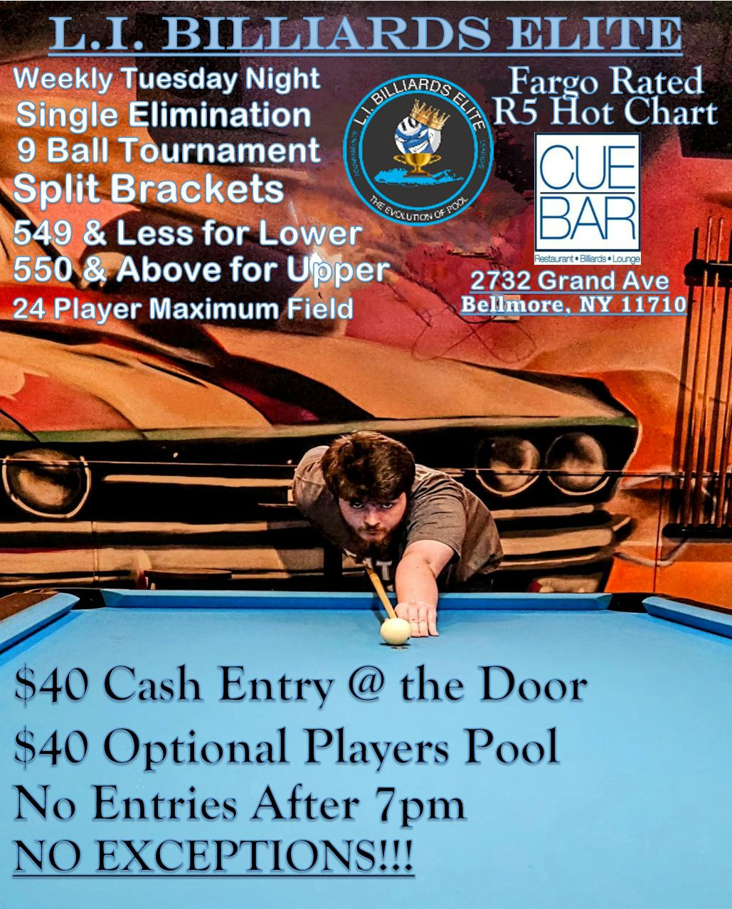 Tournament flyer / rules image