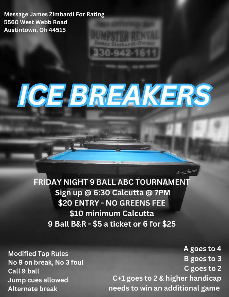 Tournament flyer / rules image