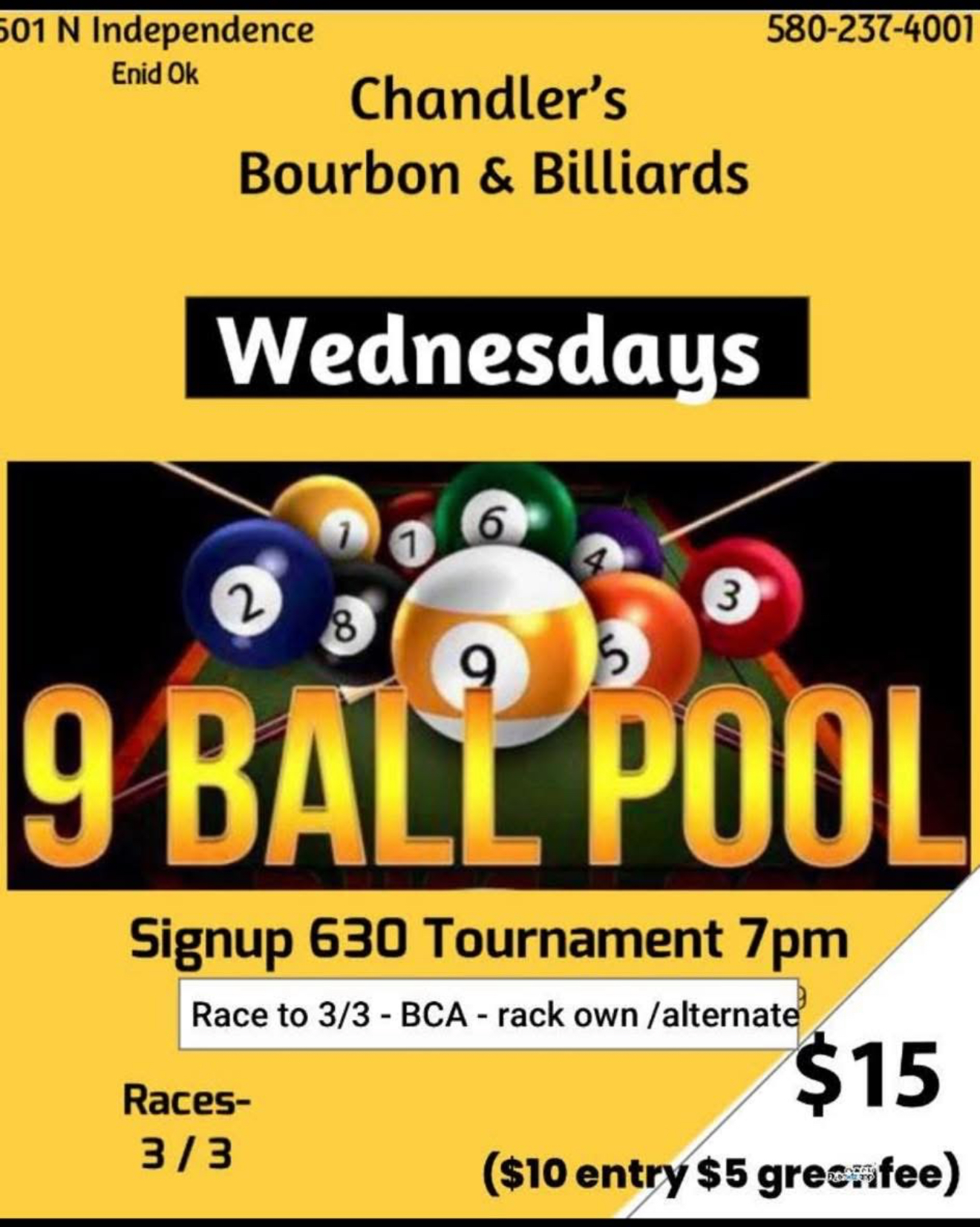 Tournament flyer / rules image