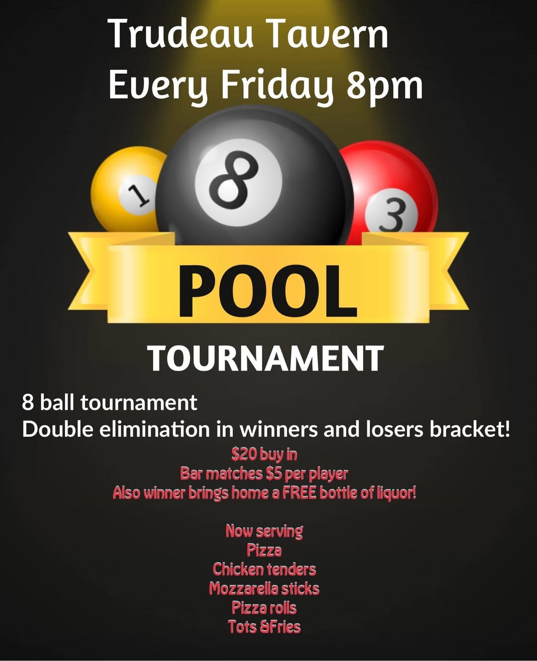 Tournament flyer / rules image