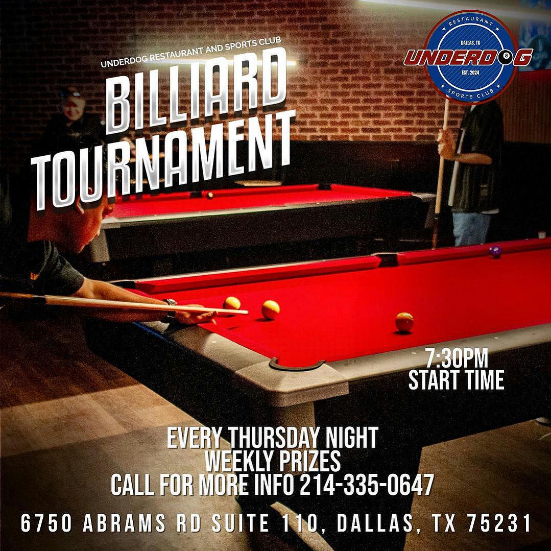 Tournament flyer / rules image