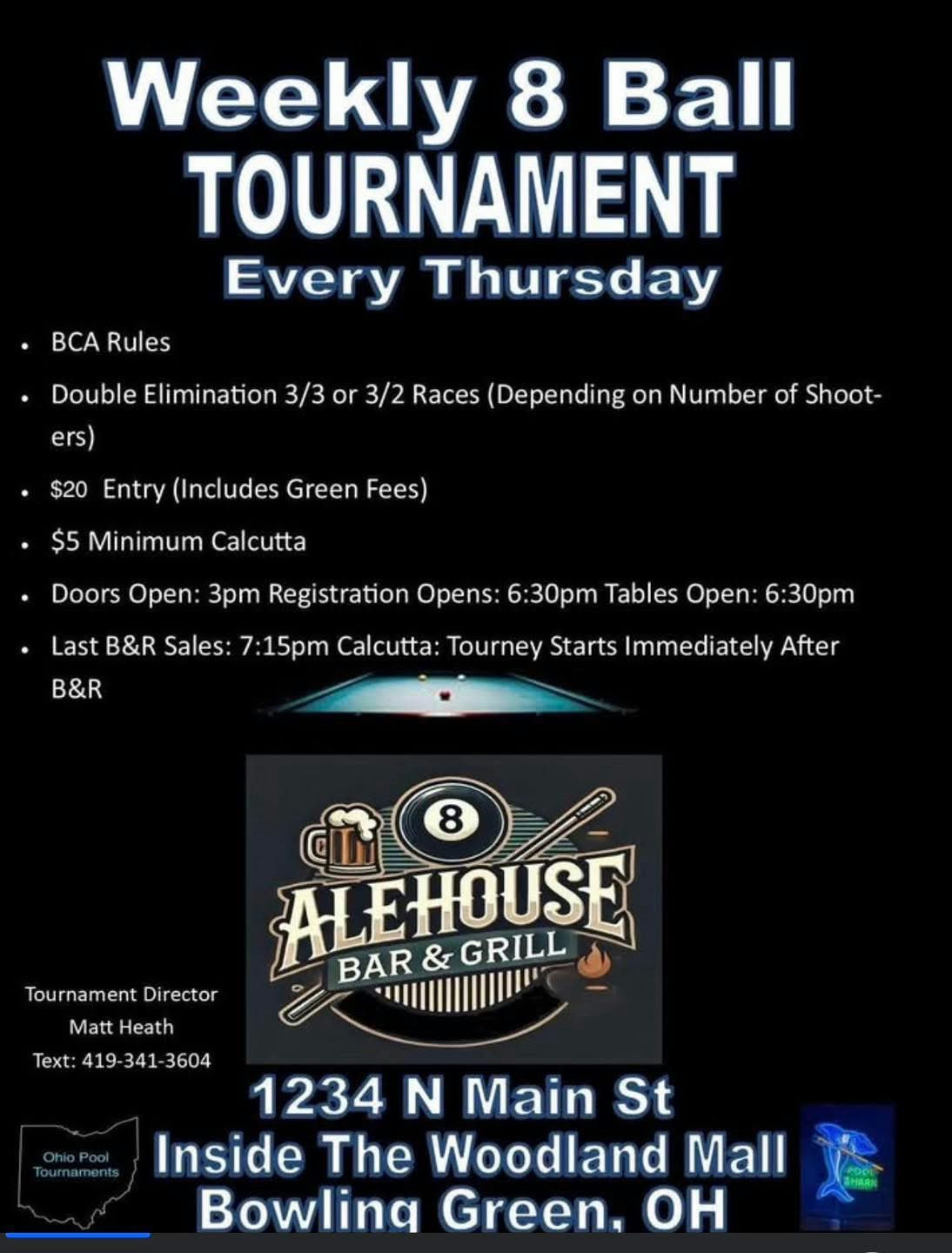 Tournament flyer / rules image