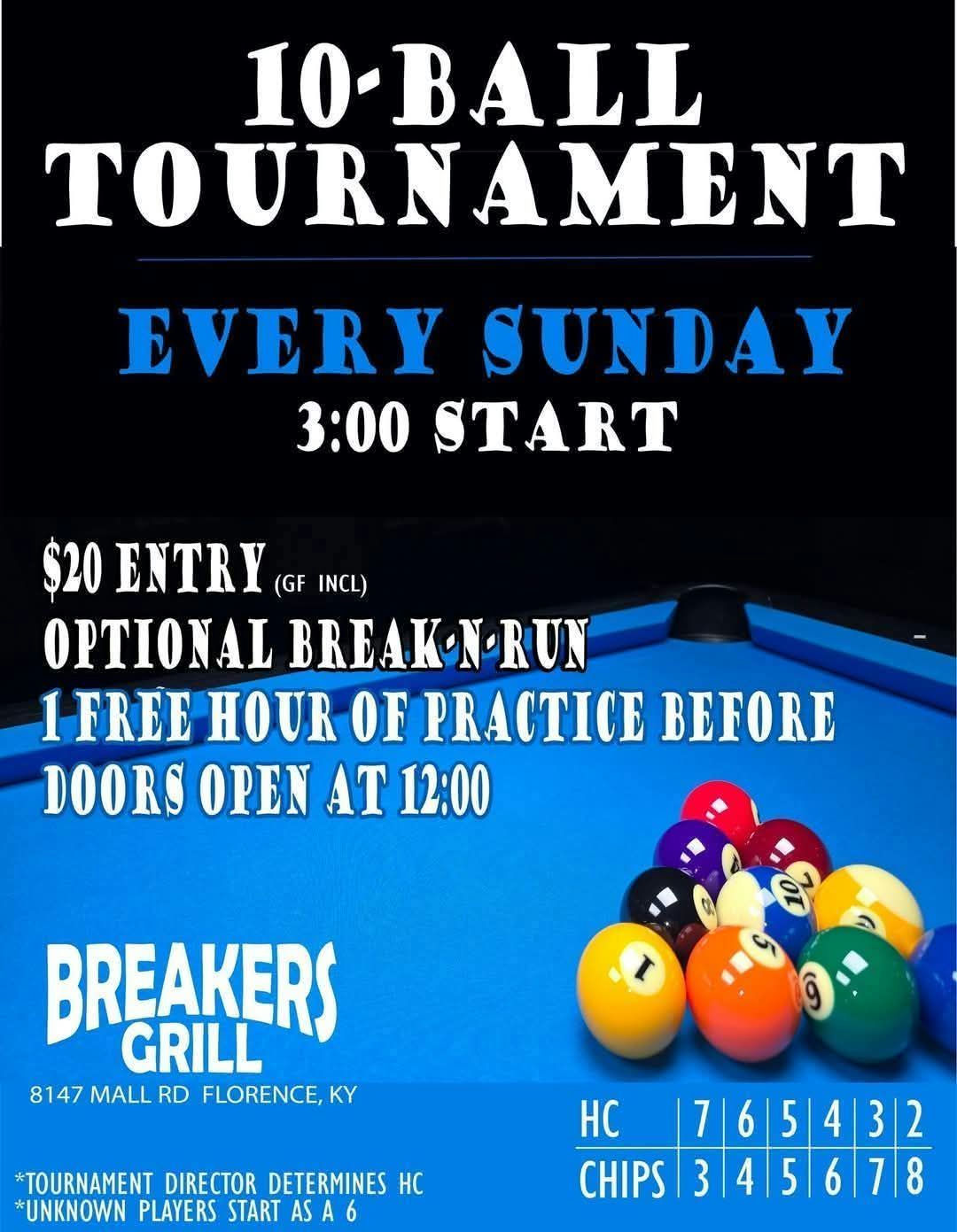Tournament flyer / rules image