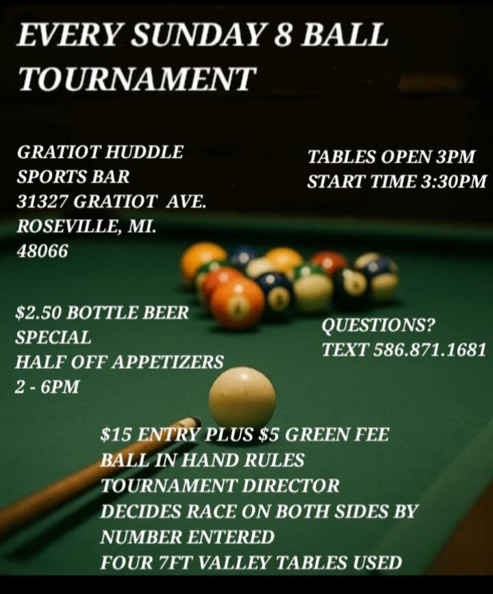 Tournament flyer / rules image