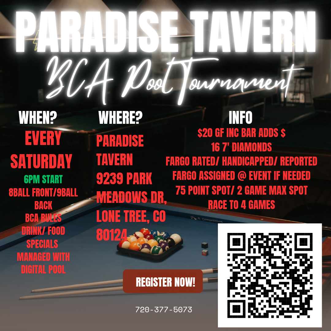 Tournament flyer / rules image