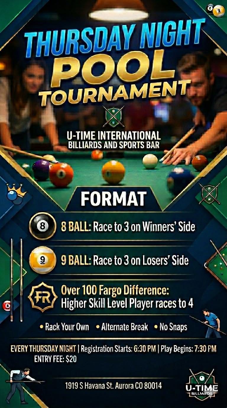 Tournament flyer / rules image
