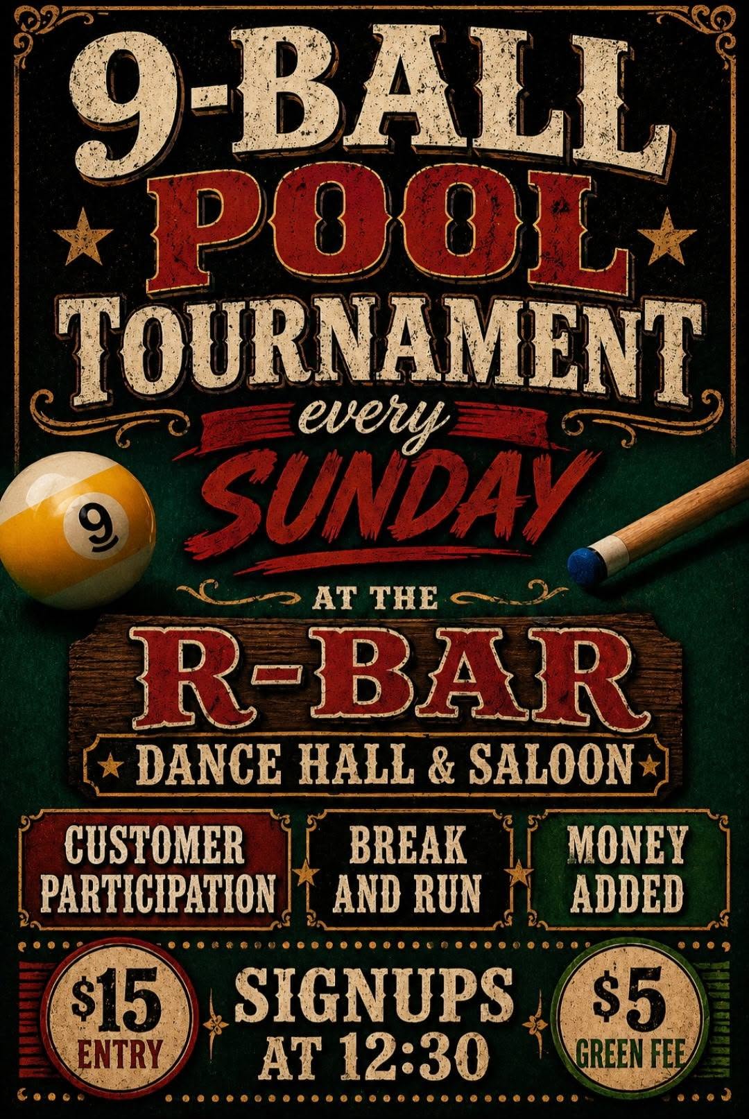 Tournament flyer / rules image